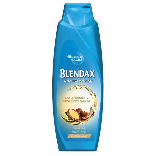 Blendax Onarıcı Yağlar Çok Kuru Saçlar İçin Argan Yağı Şampuan (500 ml)