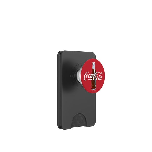 Coca-Cola Red Circle Retro Bottle Logo PopSockets PopWallet for MagSafe