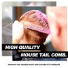 Qufiiry 3 Pcs Slick Back Hair Brush, Edges Brush, Slick Brush Set, Back Combing Brushes, Teasing Brush, Backcombing Brush, For Women Hair Salon Hair Slicking, Pink