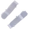 Deal4GO L R Trigger Button Replacement for PSP 2000 PSP 3000 Left & Right Buttons - Transparent White