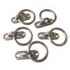 Sunload Eye Plate Oval / Narrow with Ring Stainless Steel V4A Pack of 5 (45 mm)