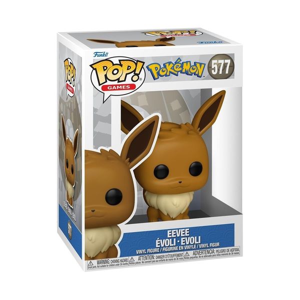 Funko Pop! Games: Pokemon - Eevee - Evoli - Vinyl-Sammelfigur - Geschenkidee - Offizielle Handelswaren - Spielzeug Für Kinder und Erwachsene - Video Games Fans - Modellfigur Für Sammler und Display