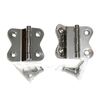 Antique Hoosier Cabinet Hinge For Upper Door Nickel Plated Pair