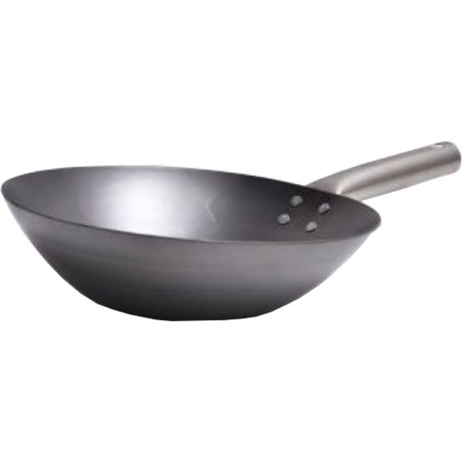 Advanced Door Yamada Industrial Hanako+a Deep Nitride Frying Pan, 9.4 inches (24 cm), Titanium Handle, Induction Compatible