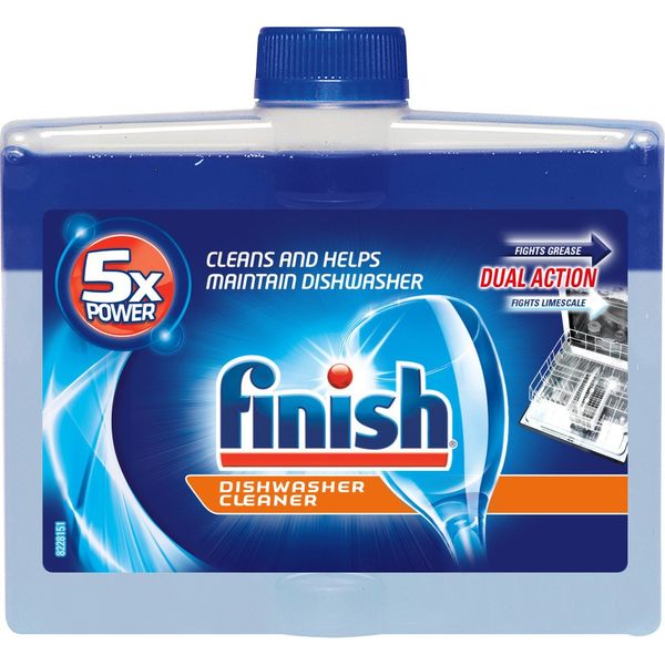 Finish Dual Action Automatic Dishwasher Cleaner, Fights Grease & Limescale, 8.45 Ounce