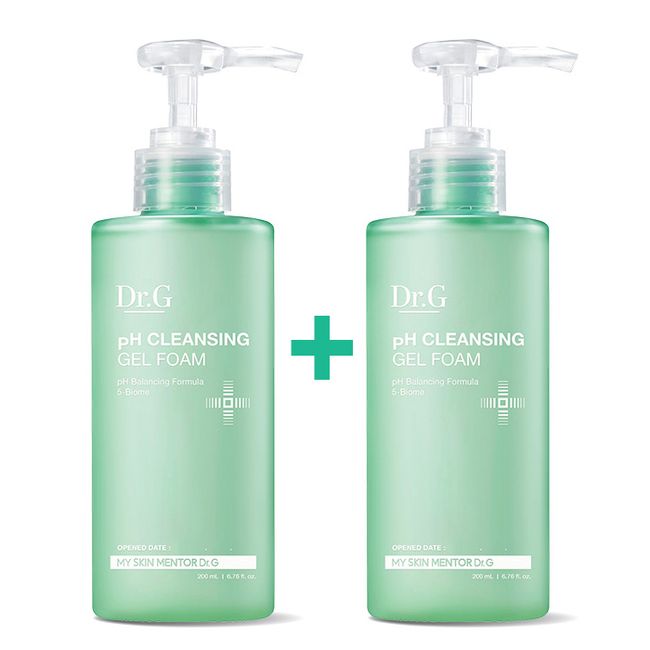 1+1 [Dr.G] Weak acidic cleansing gel foam Cleansing gel foam 200ml x 2 sets