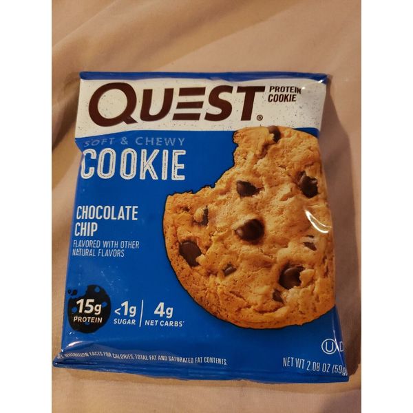 Quest  Chocolate Chip Protein Cookie, Keto Friendly, High Protein 9 Count