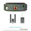 NFC USB 3.5mm aptX Wireless Bluetooth Receiver Stereo Audio LED Music Hub