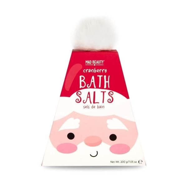 Mad Beauty Bath Salts MAD North Pole Cranberry Santa Bath (200 g/7.05 oz), Body Care, Healthy and Radiant