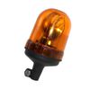 RAParts Beacon Warning Light- 12V Halogen Amber Rotating Flex Mount Fits John Deere