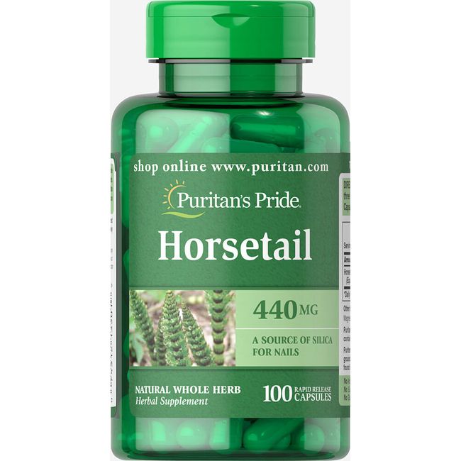 Puritan's Pride Horsetail 440 mg - 100 Capsules