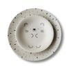 Awasaka Mogu Lunch Hedgehog Plate Pair 7-2099
