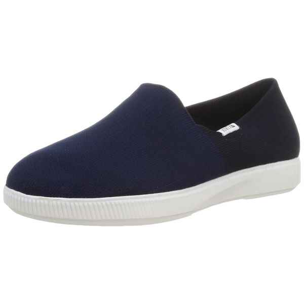 Nitti KN727 Room Shoes, Summer, Mesh, Washable, Office Shoes, Knit Shoes, Slippers, Heel Step on, navy