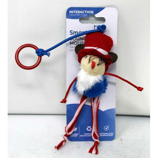 Smartykat Uncle Sam Mouse Cat Toy