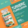 Turmeric Curcumin with Black Pepper Extract BioPerine Capsules Highest Potency