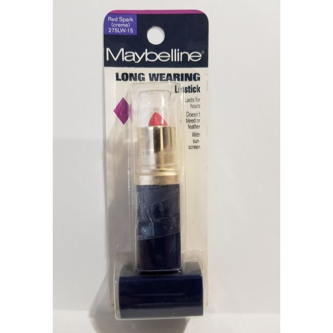 Maybelline LONG WEARING Lipstick. RED SPARK ( Cream ) 275LW-15