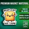 Cute Bread Magnets - Funny Kitchen Decor - Bread Pun - 2 Pack - Made in USA - PLDFMAG4346