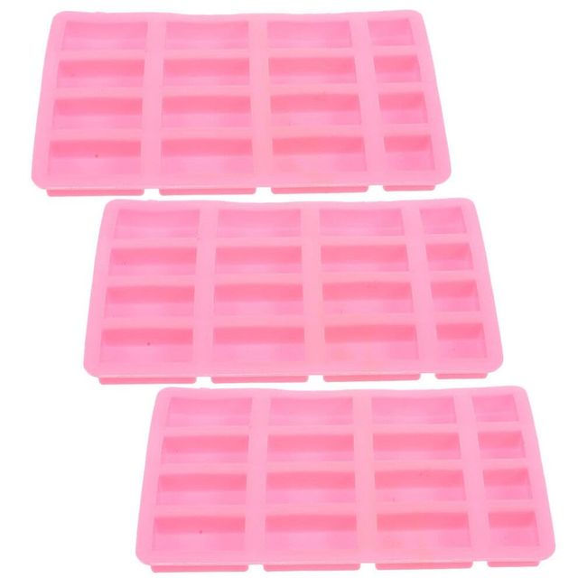 STOBOK 3pcs Miniature Brick Silicone Molds Nonstick Mini Brick Resin Exoxy Mold for DIY Crafts Concrete Plaster Resin Fondant Chocolate