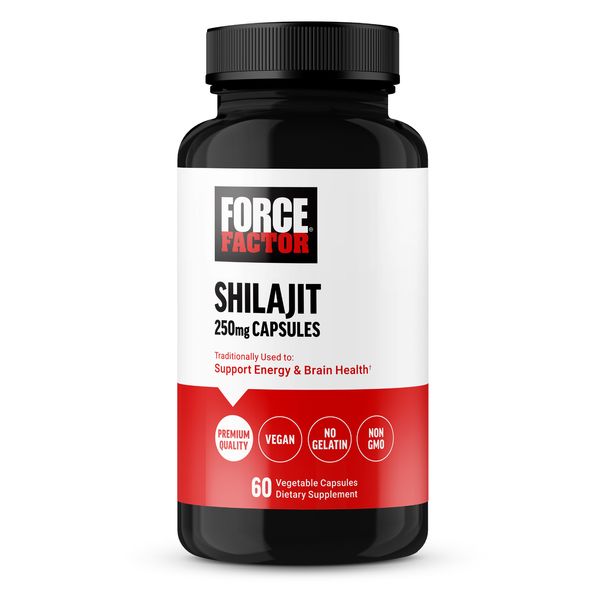 Force Factor Shilajit Supplement 250mg Shilajit to Support Energy & Brain Health