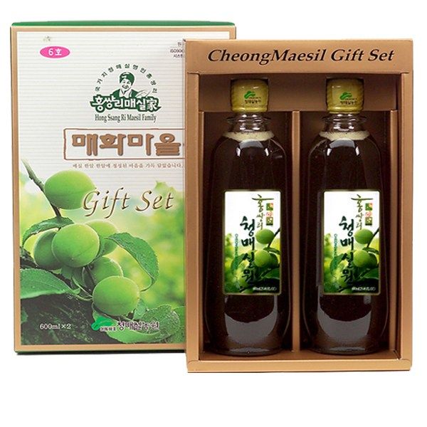 Hongssangri Gift Set Cheongmaesilwon No. 6 600ml 2 bottles