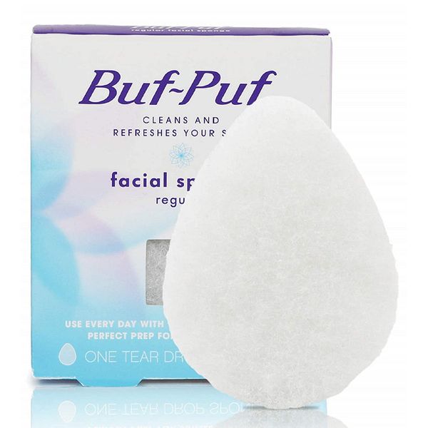 Buf-Puf Regular Facial Sponge, Dermatologist Developed, Removes Deep down Dirt &