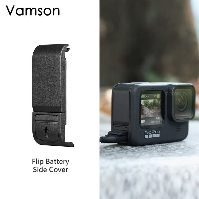 Vamson for Gopro Hero 12 11 10 9 Black Tempered Glass Screen Protector Lens  Protective Film