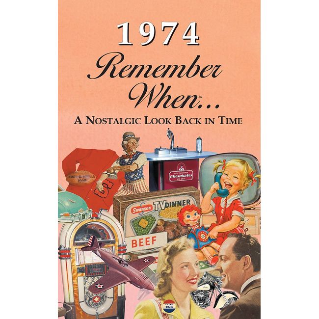 1974 REMEMBER WHEN CELEBRATION KardLet: Birthdays, Anniversaries, Reunions, Homecomings, Client & Corporate Gifts