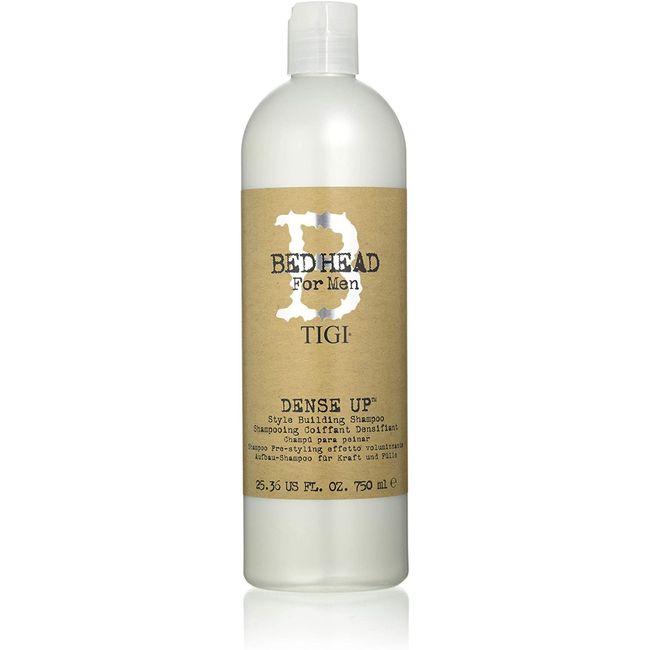 Bed Head for Men by Tigi Dense Up Mens Thickening Style Building Shampoo 750 ml