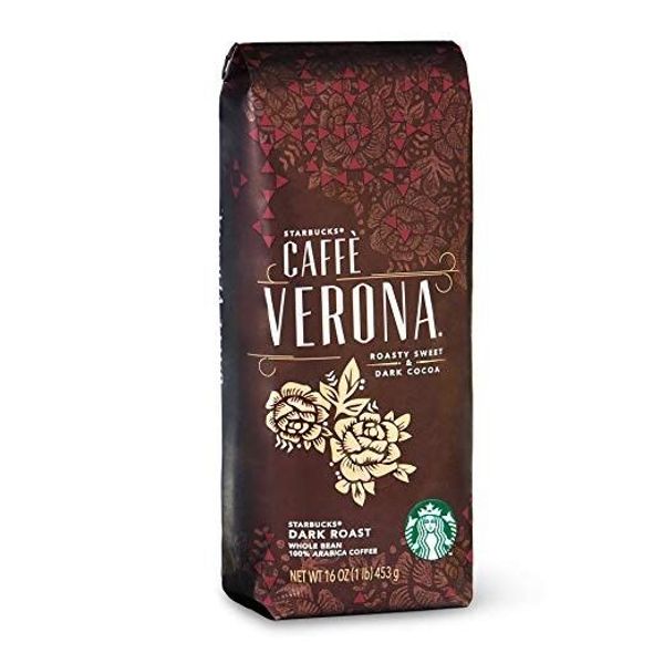 Starbucks Cafe Verona Dark Roast Whole Bean Coffee 16 Oz.