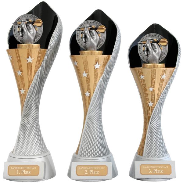 AUXON Trophy Dart Series 3 Sizes with Engraving