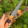 Custom Made  Japanese Bunka Kitchen Knife Damascus Chef Knife X492
