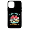 Funny Maintenance Retirement 2025 Retired Building Worker Case for iPhone 12 mini