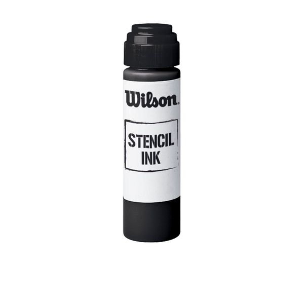 Wilson String Marker, Stencil Ink - For Racket Customisation - Black