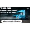 TMLGB CV55017 Crankcase Ventilation Filter Compatible with John Deere 4045 6068 Engine.