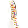 7/8" Triple Stack Ice Cream Cone Grosgrain Ribbon 5 Yards