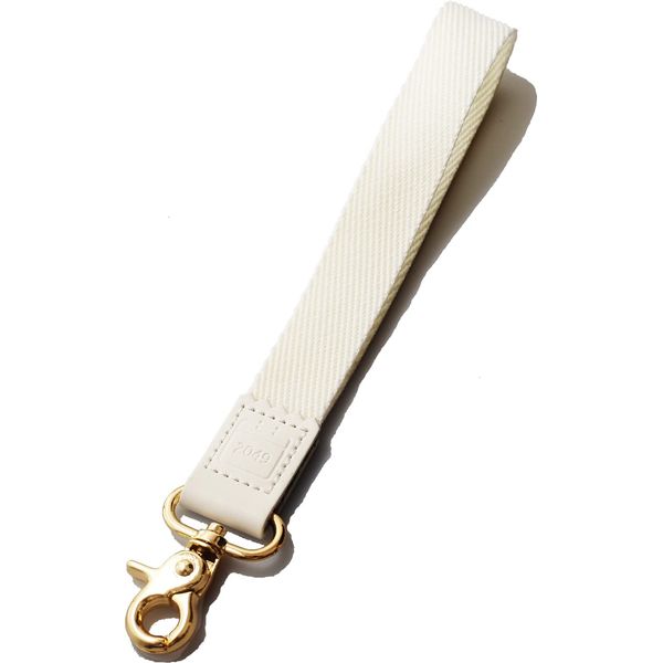 DQL White Key Lanyard Wrist Keychain Wrist Keychains for Women,Hand Wrist Lanyard Keychain (Milky White)