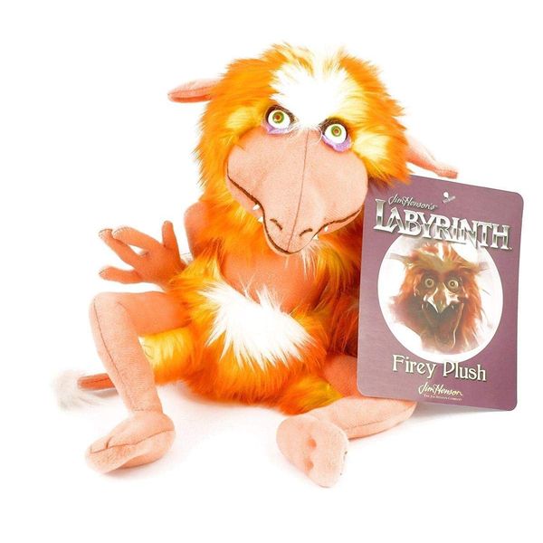 Toy Vault Labyrinth Firey Plush, Creature Stuffed Toy from Jim Henson's Labyrinth Classic Movie