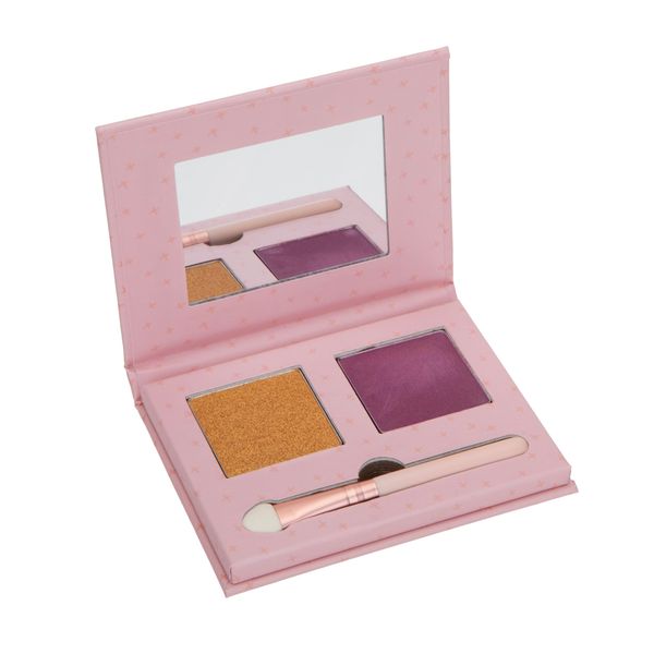 Kids Makeup Set with Eyeshadow/Blush Palette with mirror and brush (Macaroon Magic)