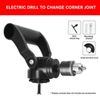 Right Angle Drill Attachment 90 Degree Drill Chuck Durable Right Angle Adapte...