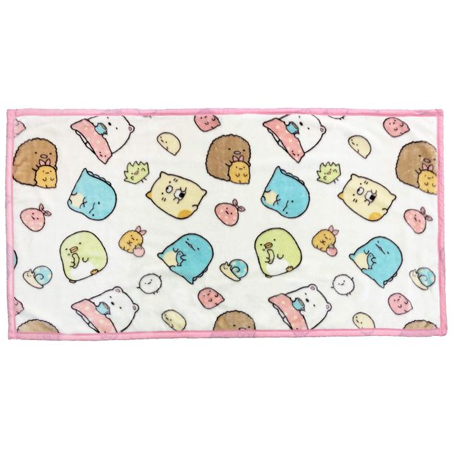 Marushin 6575011800 Sumikko Gurashi Long Blanket, Faces Sumikko, 2.6 x 4.9 ft (80 x 150 cm), Long Size