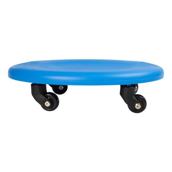 Abdominal Muscle Disc Silent Sliding Board 4 Wheels Exercise Roller Waist Abdominal Muscle Strength Training Fitness Equipment, Blue