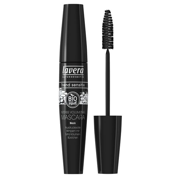 Lavera Intense Volumizing Mascara, Black, 0.43 Ounce, BIO