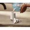 Joseph Joseph Presto Hygienic Bathroom Soap pump dispenser, refillable – Stone