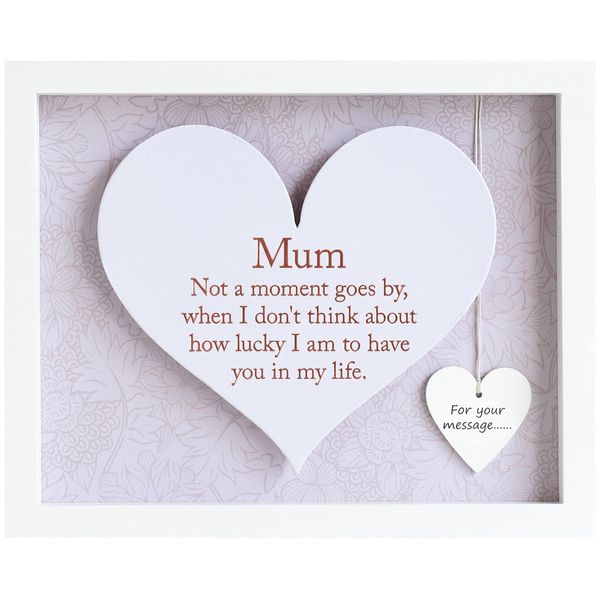 Arora Said with Sentiment ‘Mum’ Heart Frame 7604, Multicolour, One Size