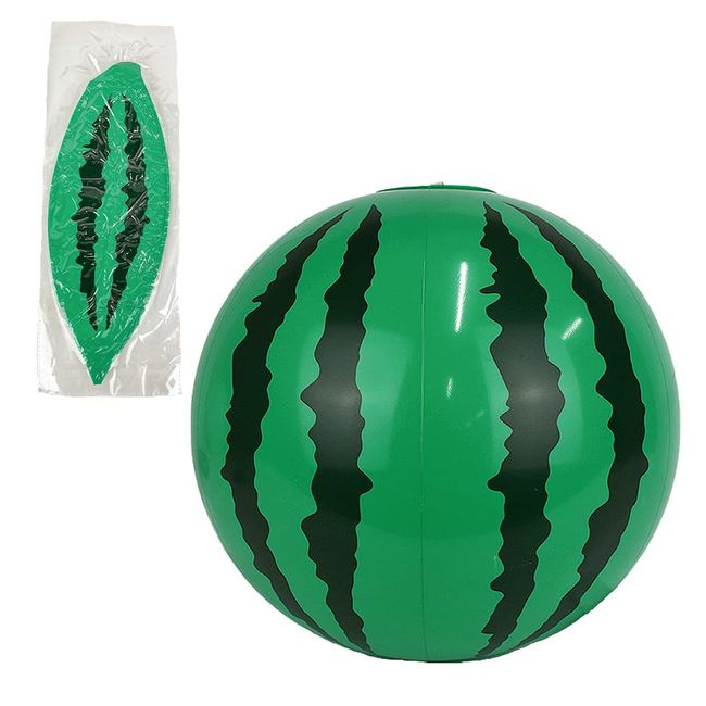 Beach Ball Watermelon Pattern Diameter Approximately 10.2 inches (26 cm) when inflated