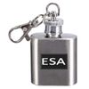 Name Hip Flask 1oz Personalised Keyring 1oz ESA