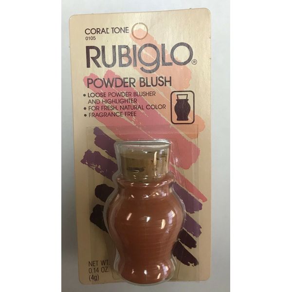 2 Rubiglo  Sun Powder Blush Urn sealed 0.14 oz CORAL TONE 0105 please read below