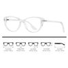 Blue Light Blocking Glasses Computer Cateye Clear Cat Eye Crystal Frame