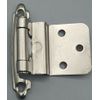 10 Pack - 20 Kitchen Cabinet Hinges Self Closing Face Mount, Door Hinge - Silver