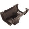 Black Square Guttering and Downpipe - Gutter and Pipe Fittings - Running Outlet